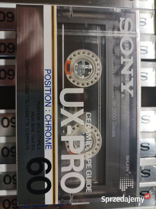 Kaseta Sony UX PRO 60 Super Chrom 1986 r 8 sztuk Warszawa