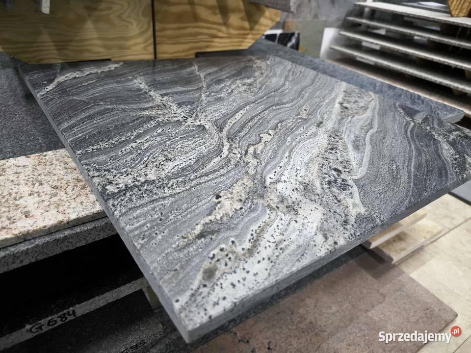 Płytki Granit Black Forest polerowane 60x30x13 Płytki elewacyjne