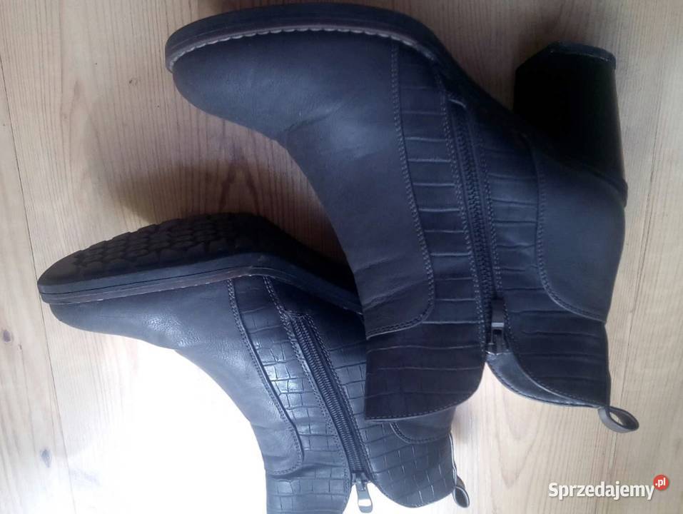 BUTY robocze nowe niebiesko czarne czarno Andrychów sprzedam