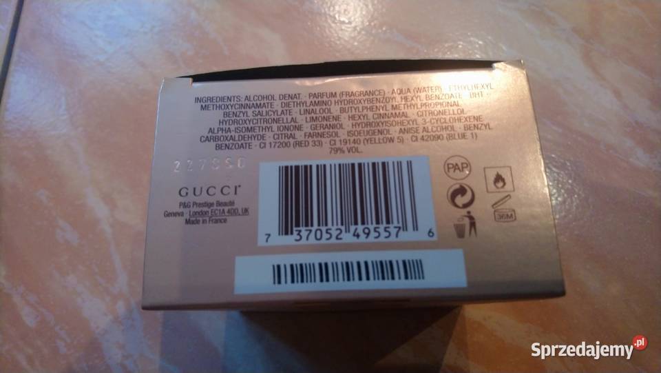 Puste opakowanie pudełko Gucci Premiere 50ml
