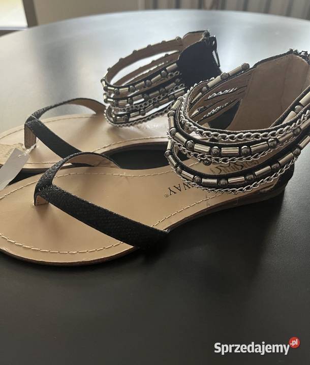 Sandaly damskie Topway czarne Puławy sprzedam