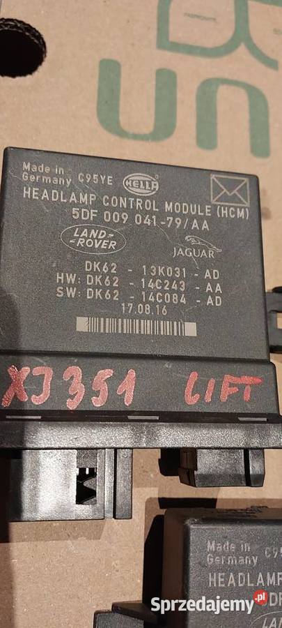 Moduł sterownik lamp JAGUAR XJ X351 DK6213K031AD Szczecin sprzedam
