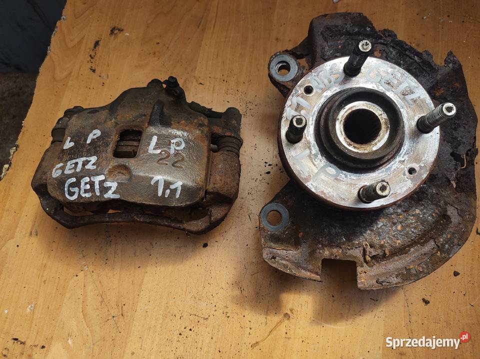 Hyundai Getz zacisk jarzmo lewe przód zaciski Kielce
