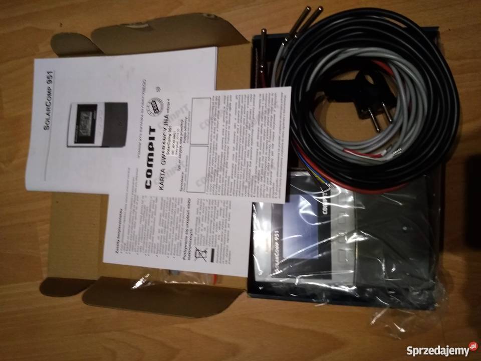 SolarComp 951 sterownik solarny komputer solarny Hydraulika i armatura Poniec