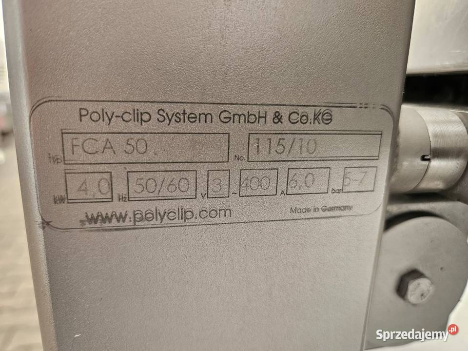 Klipsownica podwójna PolyClip FCA 50
