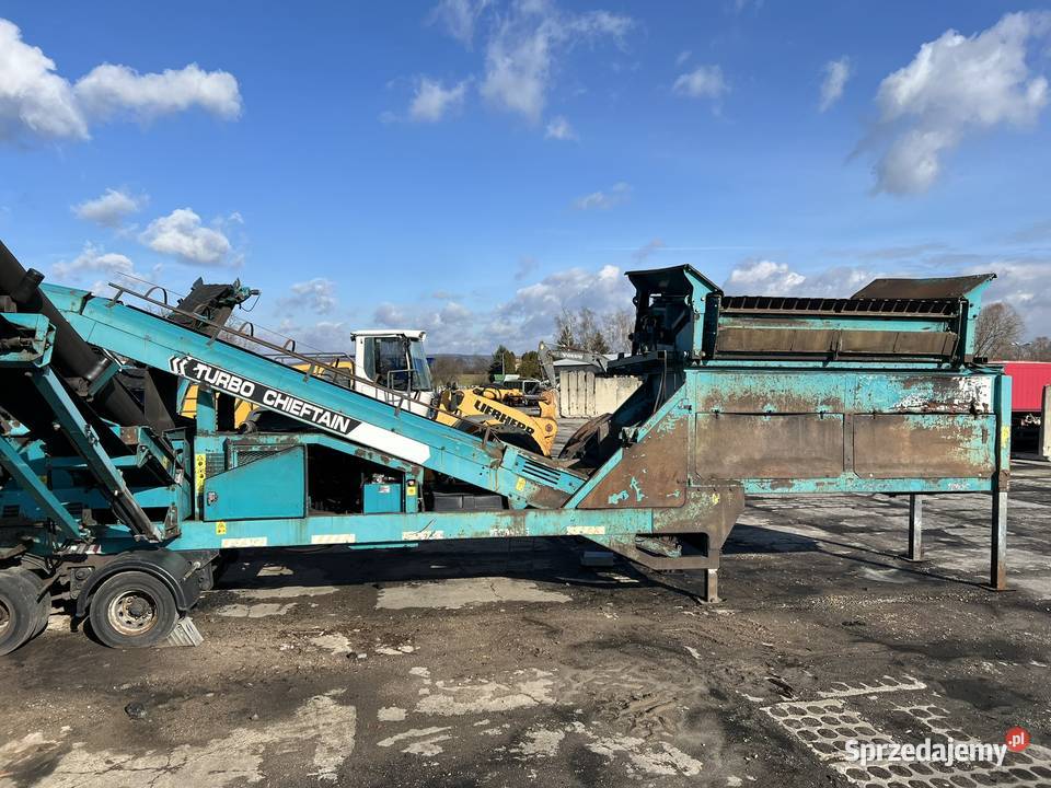 Przesiewacz kołowy Powerscreen Chieftain 1400 Zator sprzedam