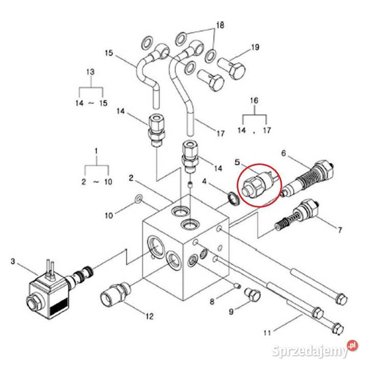 Czujnik ciśnienia zaworu hydraulicznego LS PLUS podkarpackie Tajęcina