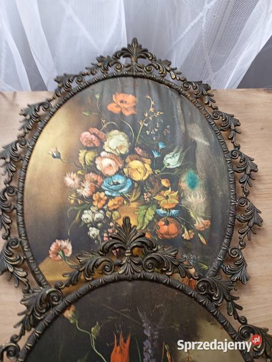 Obrazek Włoski w ramie mosieznej Obrazki i obrazy Jelenia Góra