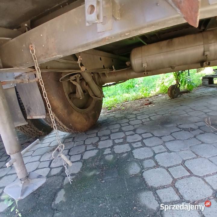 Przyczepa jednoosiowa 15T z wojska 1988r Rolnictwo Skierniewice