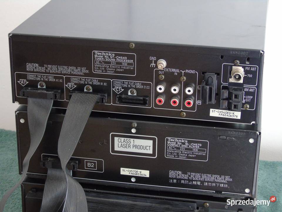 Wieża Technics SE CH540 STCH540 SLCH570 sprawny Jasło sprzedam
