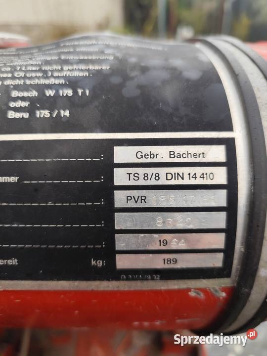 Pompa strażacka Bachert Pompy i hydrofory Skawina