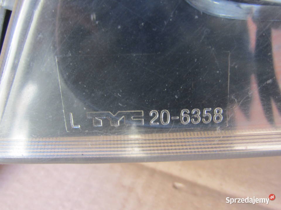 LAMPA PRZEDNIA LEWA RENAULT CLIO II TYC 206358 Lampy przednie łódzkie Mysłaków