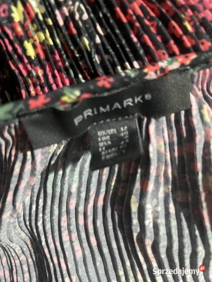 Primark sukienka modny wzór kwiaty plisowana 40 Choszczno