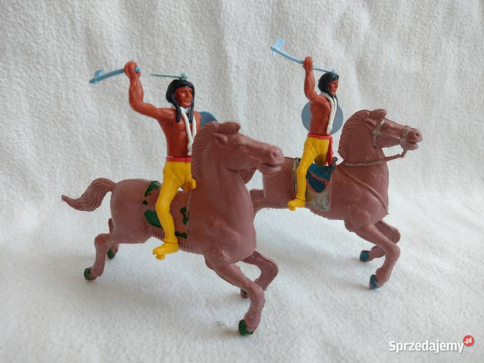 PRL Żołnierzyki Indianie na Koniu