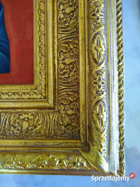 Ikona Pantokrator w bogato zdobionej zabytkowej Antyki, Sztuka, Kolekcje Krzeszowice sprzedam