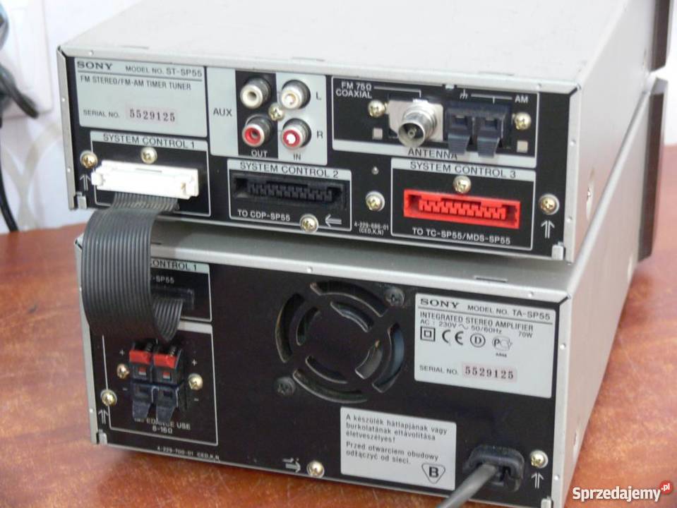 Wzm z radiem Sony ST i TA SP55 mocny i Amplitunery Jasło