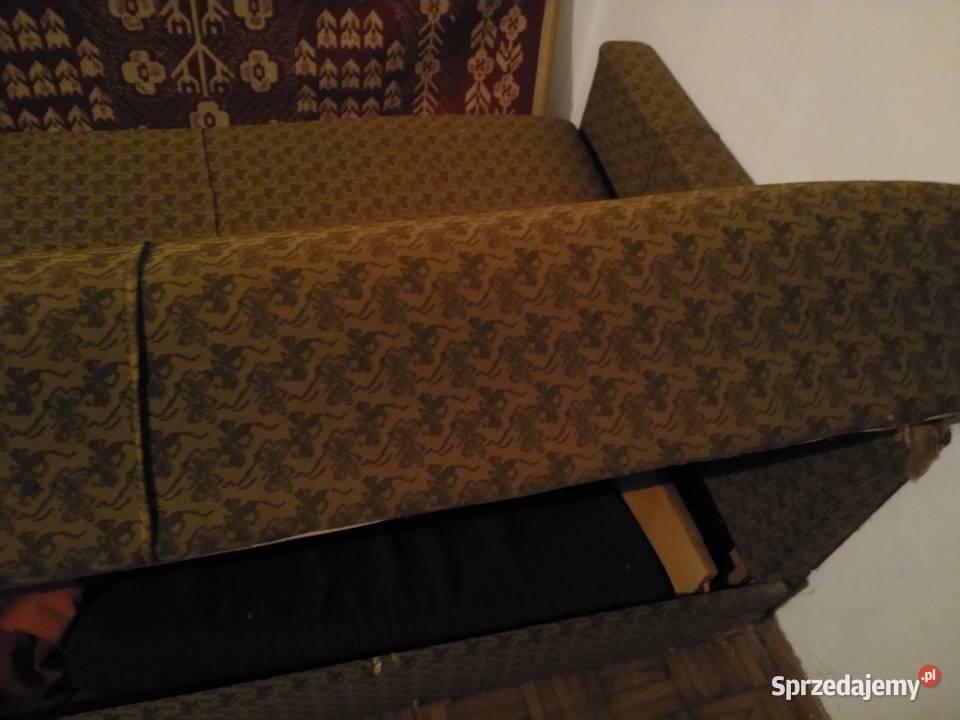 Wersalka kanapa łóżko rozkładane vintage 110cm Przeciszów