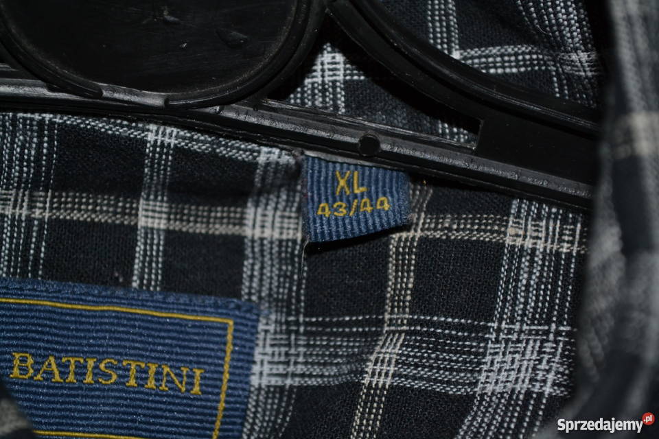 Koszula w kratę Krótki rękaw czarny Ostrów Szlachecki