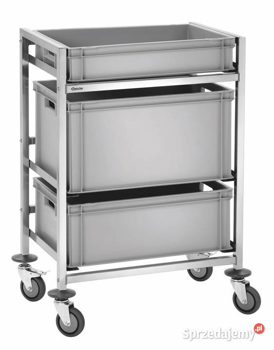 Wózek transportowy na euroskrzynki 3 poziomy