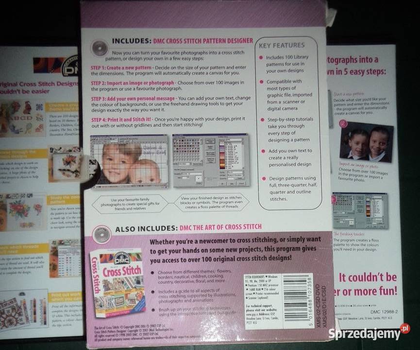 Cross Stich Designer PC CD BOX 2002 2 płyty Rzeszów