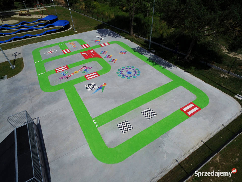 Miasteczko rowerowe ELO2 15x20m stacjonarne Białystok