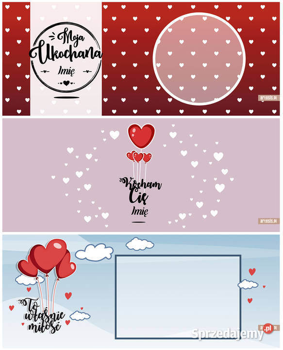 Foto Kubek projekty dvd 9 na Walentynki szablony Katowice