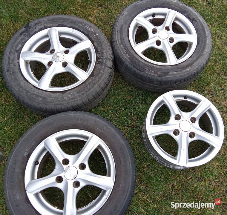 4x Alufelgi 4x108 14 Średnica 14" Wągrowiec sprzedam