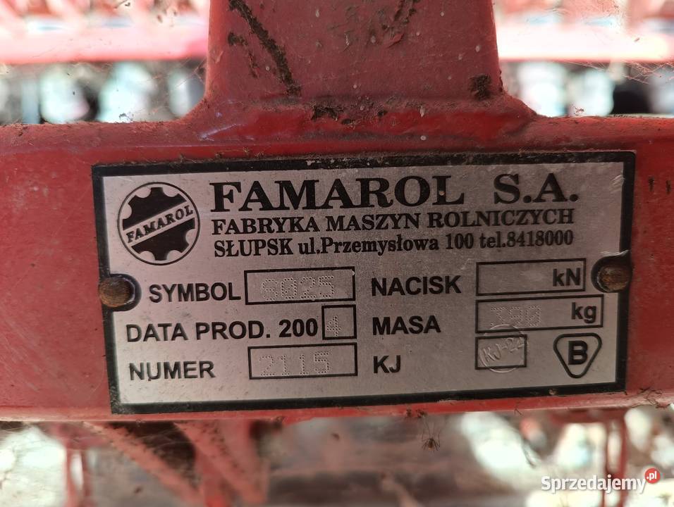 SIEWNIK Famarol 270 nieuszkodzony