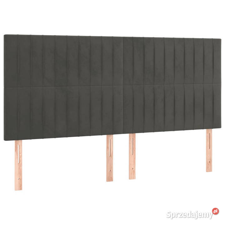 Zagłówek do łóżka z LED ciemnoszary 180x5x118128 Warszawa