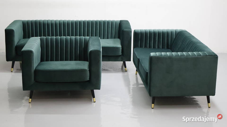 TES nowy fantastyczny komplet 321 SOFA KANAPA Poznań sprzedam