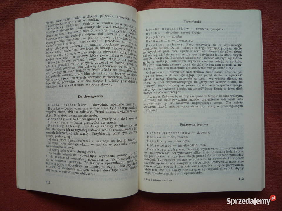 Gry i zabawy ruchowe Roman Trześniowski 500 Gier zachodniopomorskie Szczecin
