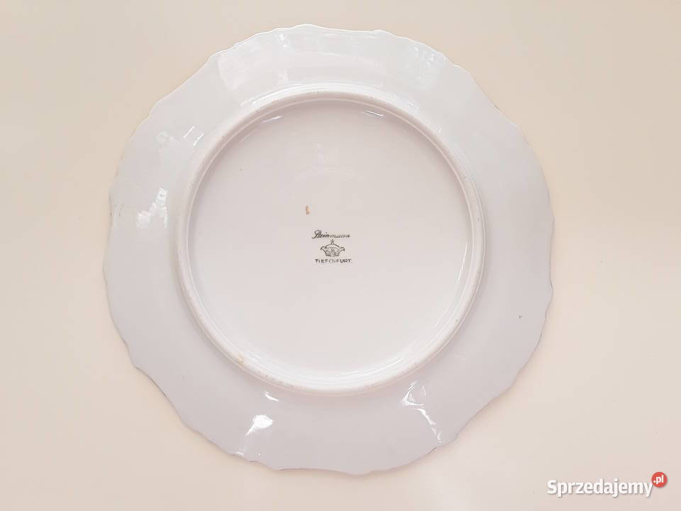 Talerzyk deserowy sygnowany Steinmann Tiefenfurt Warszawa