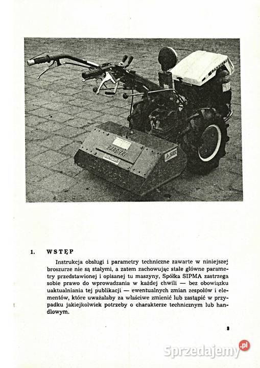 Ghepard Sipma instrukcja obsługi i katalog Książki i Podręczniki Stalowa Wola