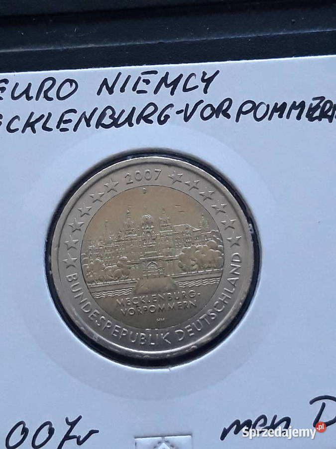 2 Euro Niemcy Meclenburg Vorpommern 2007 rmen D Konin