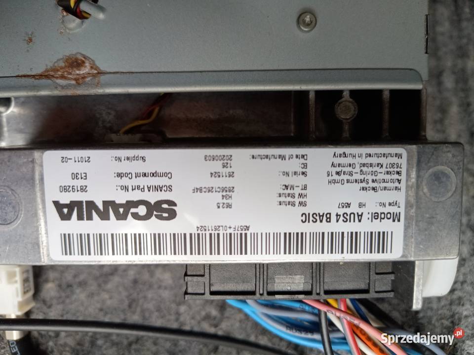 Radio Nawigacja Scania 2819280