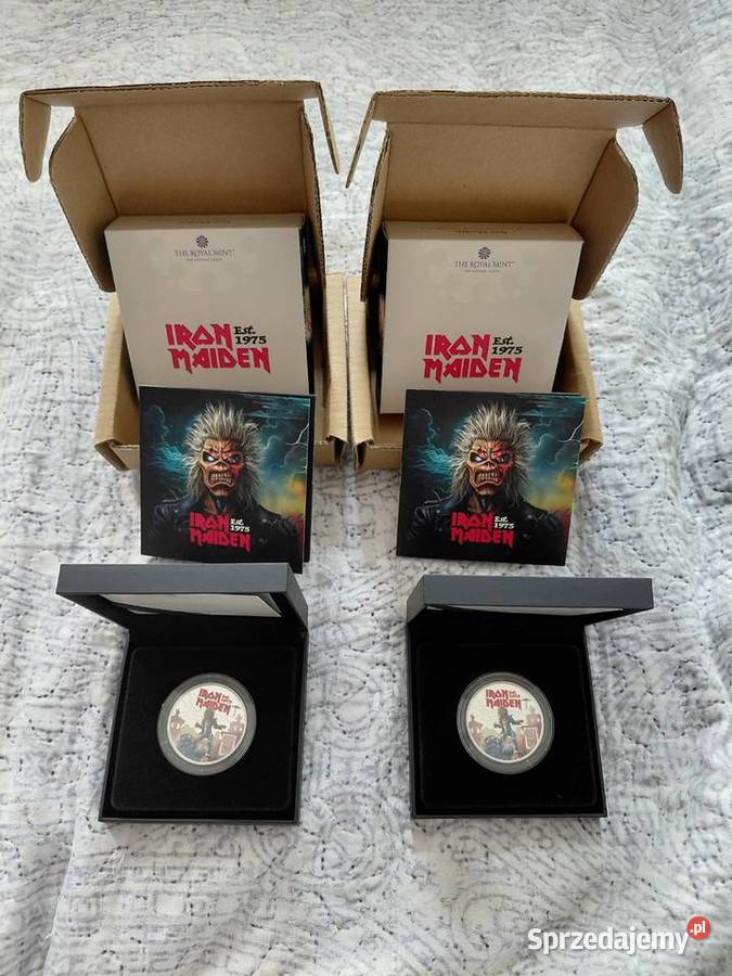 Oryginalna nowa moneta kolekcjonerska Iron Warszawa
