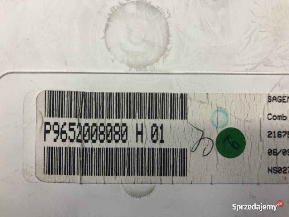 LICZNIK ZEGARY CITROEN C2 P9652008080 EU osobowe