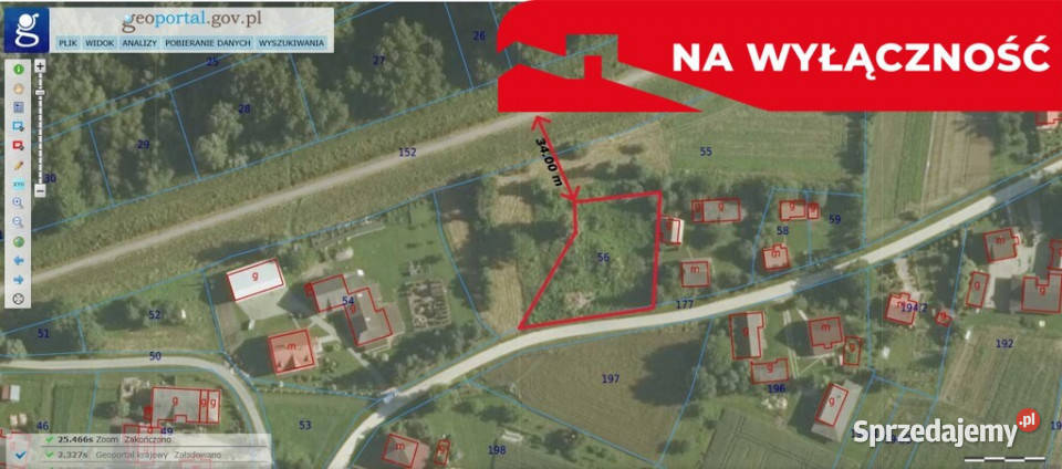 Na sprzedaż działka Wisłą Nowopole