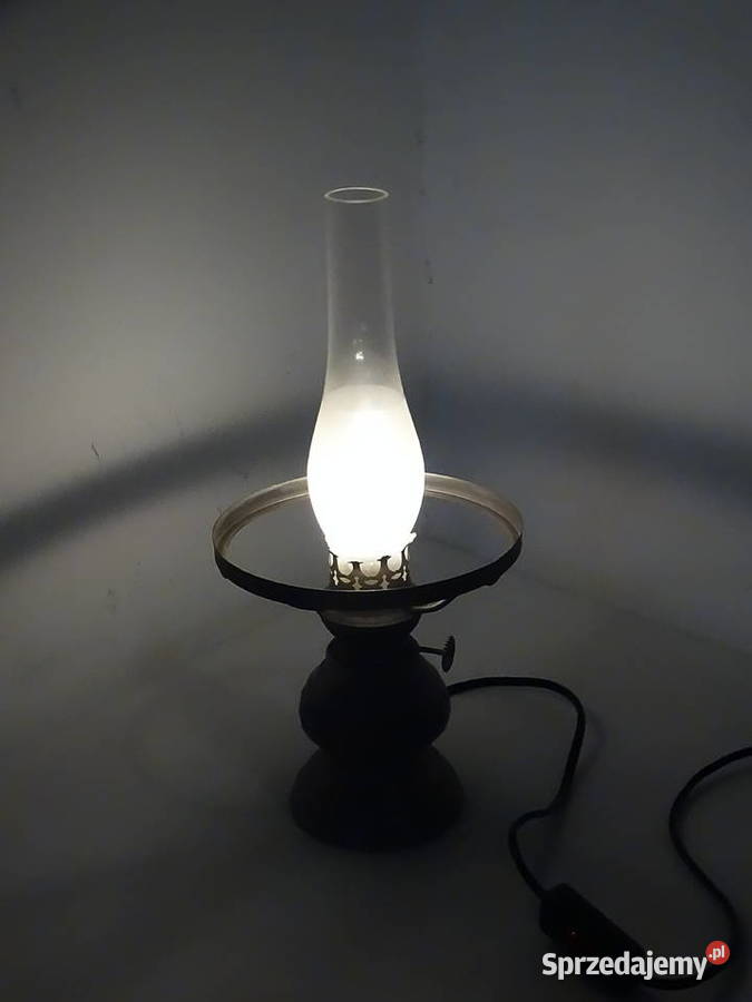 Klimatyczna lampa stołowa retro stylizowana Biłgoraj sprzedam