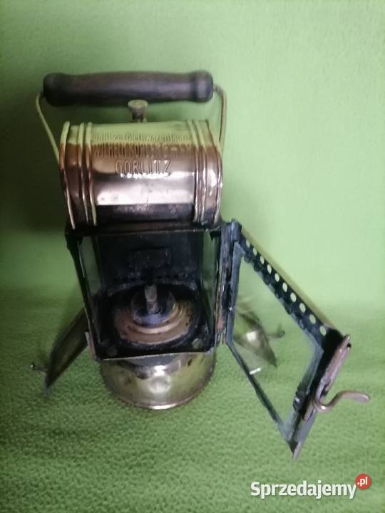 Stara lampa kolejowa karbidowa z lat 30 tych Kraków sprzedam
