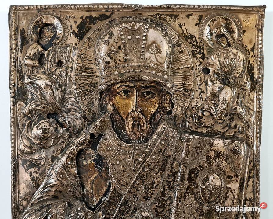 Ikona Święty Mikołaj z Miry Cudotwórca 0023 Warszawa