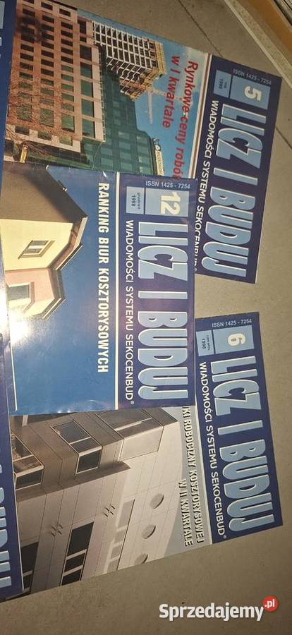 Komplet LICZ I BUDUJ pełny rocznik 1998 polska Łęczyca