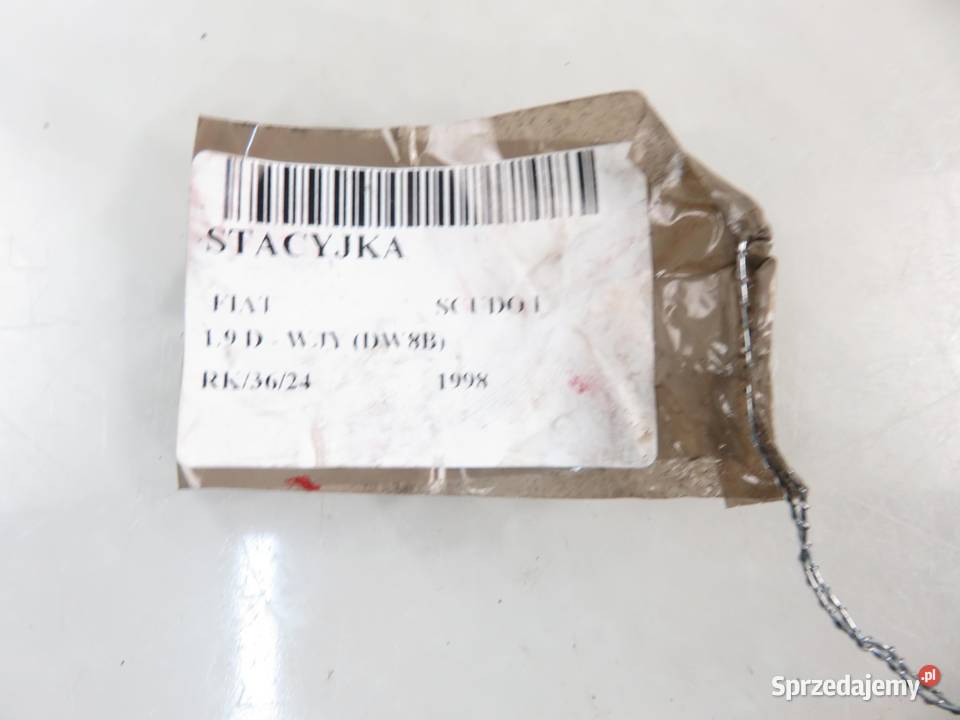 STACYJKA KLUCZYK FIAT SCUDO I osobowe