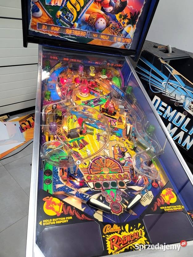 flipper fliper Radical Stan pinball 1990r Elbląg