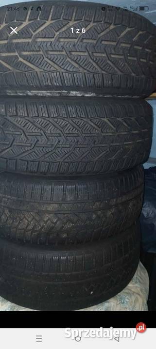 Opony 21550r17 zima Samochodowe Woźniki sprzedam