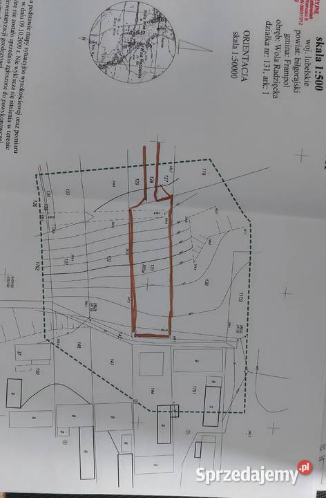 Nieruchomość gruntowa o11 h Wola Radzięcka gmina Biłgoraj