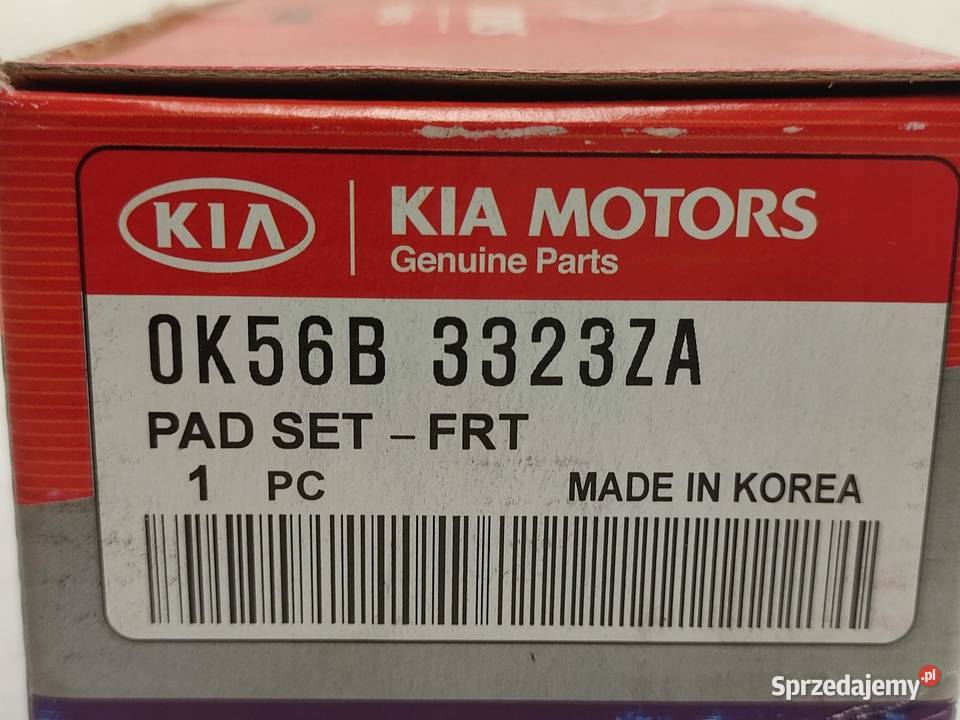 KLOCKI HAMULCOWE PRZÓD KIA CARNIVAL UP GQ osobowe lubelskie