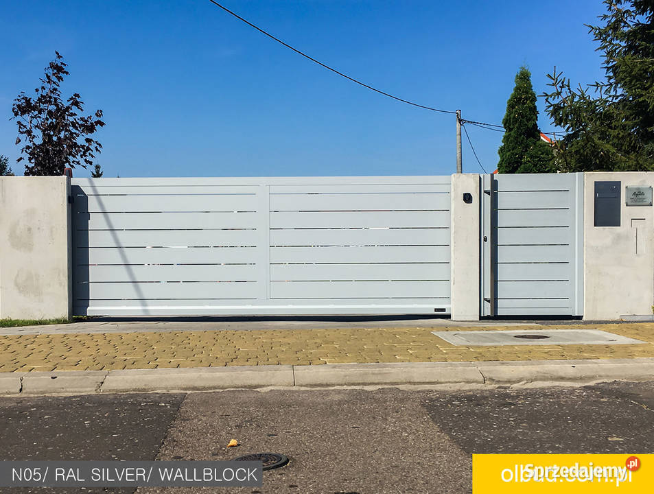 Ogrodzenie aluminiowe nowoczesne ALFEN N05 Ogrodzenia i bramy Sopot