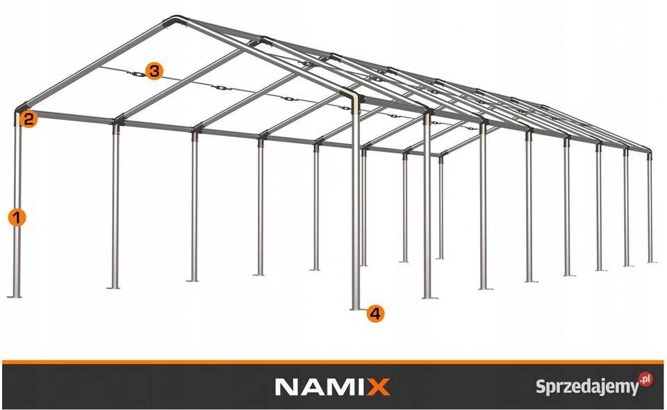 Namiot COMFORT 6x14m HALA PRZEMYSŁOWA magazynowa mazowieckie sprzedam
