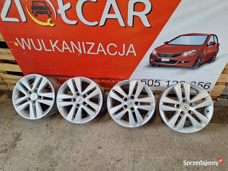 Alufelgi 5x110 16 ET37 Opel Astra Meriva Vectra Średnica 16"